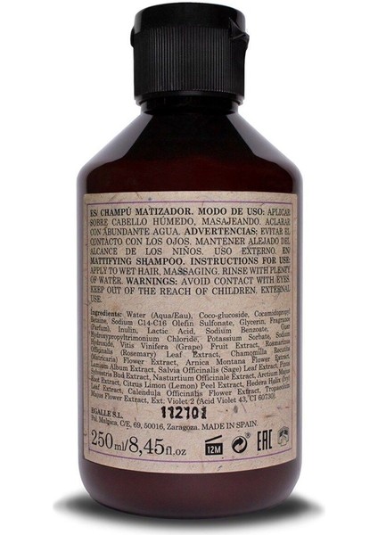 ORIGINAL BOTANIC Sarı Saçlar Için Vegan Mor Şampuan Kadın 250ml