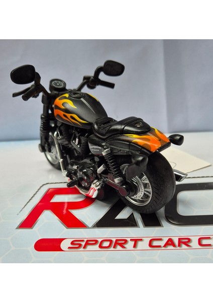 Oyuncak Model Motorsiklet Metal Die Cast Harley-Davidson Sportster Iron Motosiklet