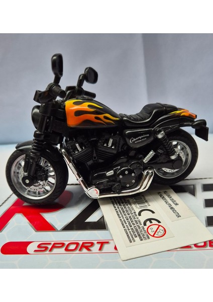 Oyuncak Model Motorsiklet Metal Die Cast Harley-Davidson Sportster Iron Motosiklet