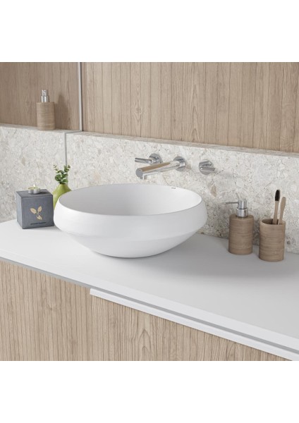 Creavit Deep Set Üstü Lavabo Beyaz 45CM