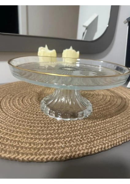 Palermo Ayaklı Kek Pasta Kurabiye Tatlı Sunum Tabağı 32 cm Sunumluk Ikramlık Tabak modelleri