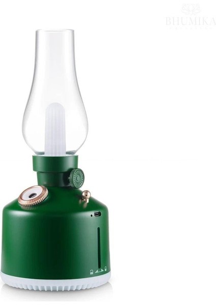 Ultrasonik Hava Nemlendirici Vintage Şarjlı LED Işıklı Buhar Makinesi Aroma Difüzör 280ML fiyatları