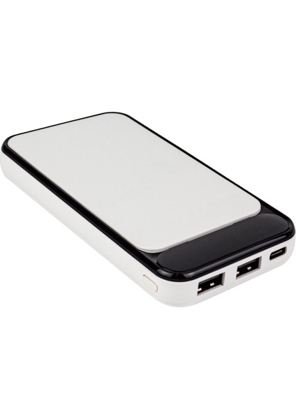 S-Lınk IP-G2710 10000 Mah Powerbank 2 USB Port Beyaz LCD Göstergeli Powerbank