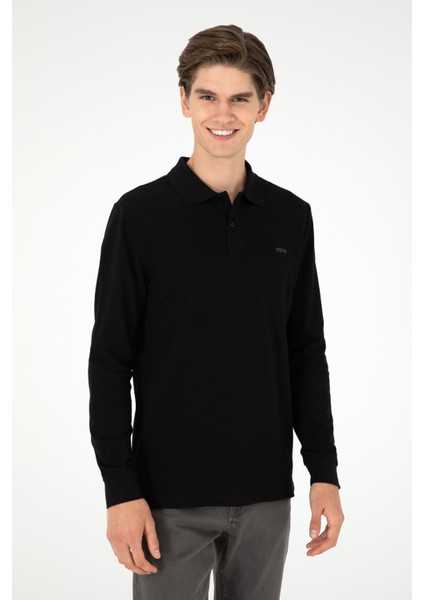 U.S. Polo Assn. Erkek Siyah Sweatshirt 50295169-VR046