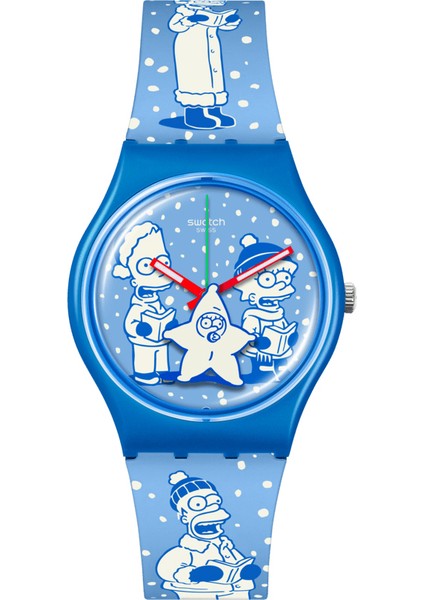 SO28Z126 Swatch Two Tone Tidings Unisex Kol Saati