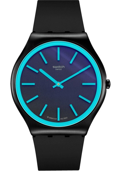 SS07B111 Swatch Obsidian Shimmer Erkek Kol Saati