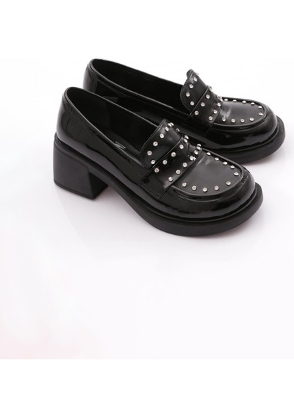 2101 Yüksek Taban Taş Detayli Loafer Kadın Ayakkabı fiyatları