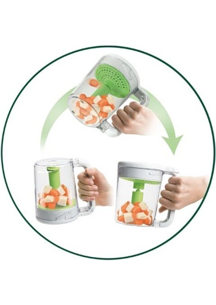 2 Yıl 2'si 1 Arada Buharlı Pişirici ve Blender SCF870/20