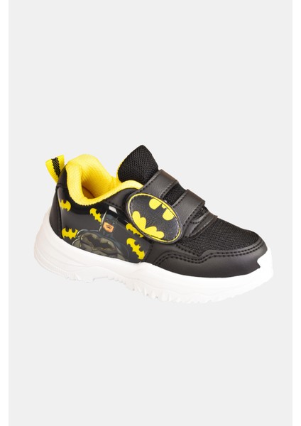 Batman Erkek Çocuk Siyah Sarı Spor Ayakkabı