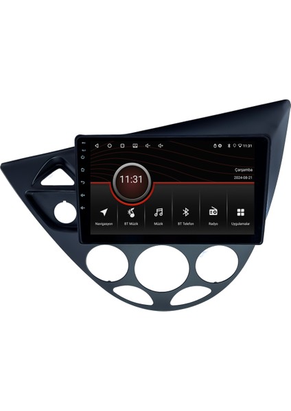 Ford Focus (1999-2004) Android 14 Multimedya Carplay 10 Inch 4 GB Ram / 64 GB Hafıza CRV-244XR