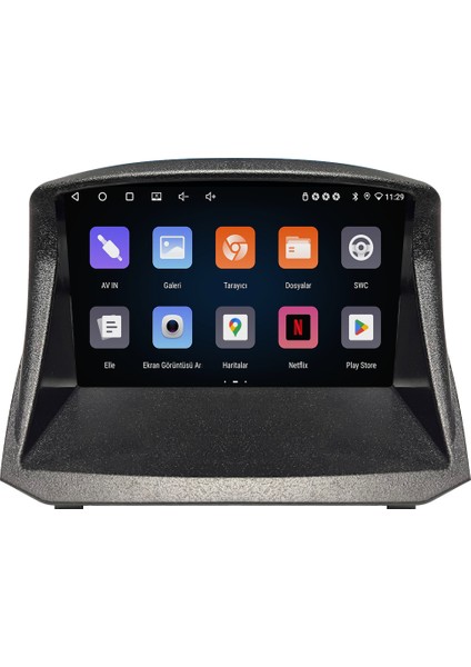 Ford Fiesta (2013-2017) Android 14 Multimedya Carplay 9 Inch 4 GB Ram / 64 GB Hafıza CRV-4126XR