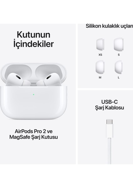 Airpods Pro (2.nesil) Bluetooth Kulaklık MQD83TU/A