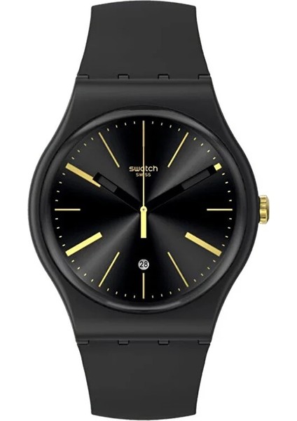 SO29B403 Swatch A Dash Of Yellow Erkek Kol Saati