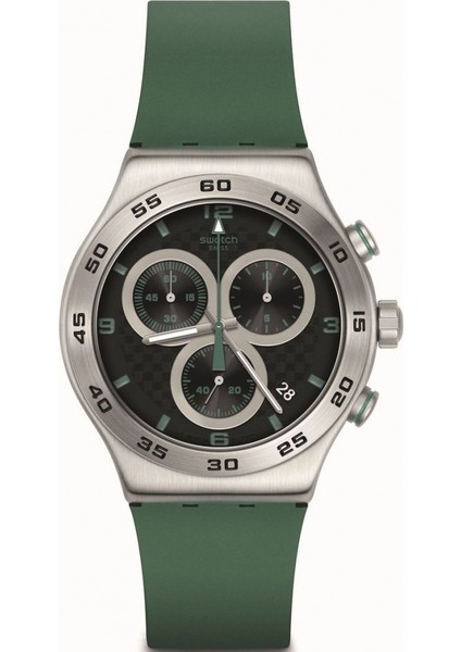 YVS525 Swatch Carbonic Green Erkek Kol Saati