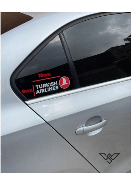 Türk Hava Yolları Turkish Airlines Sticker Oto Yapıştırma Motosiklet Sticker Oto Aksesuar