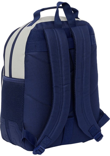 Okul Çantası Benetton Varsity Gri Lacivert 32 x 42 x 15 cm (Yurt Dışından)