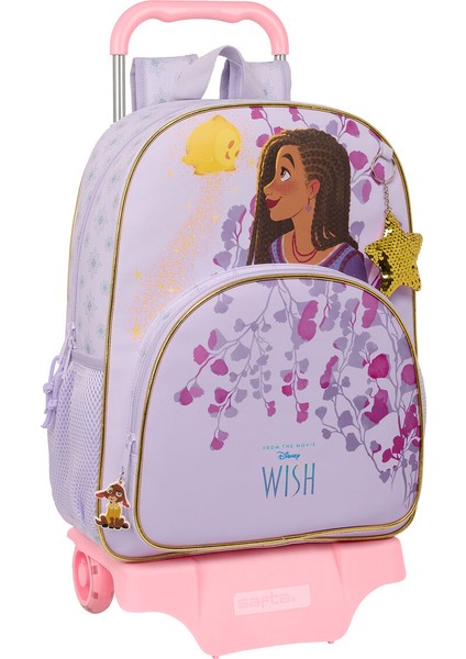 Tekerlekli Okul Sırt Çantası Wish Lila 33 x 42 x 14 cm (Yurt Dışından)