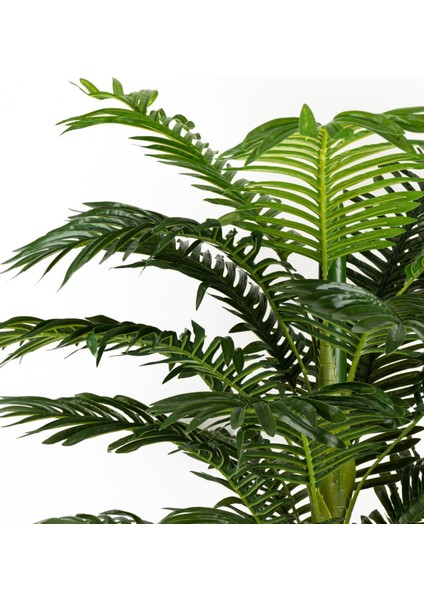 Siyah Saksıda Çim Detaylı Yapay Areka Palmiye Ağacı 110 cm fiyatları