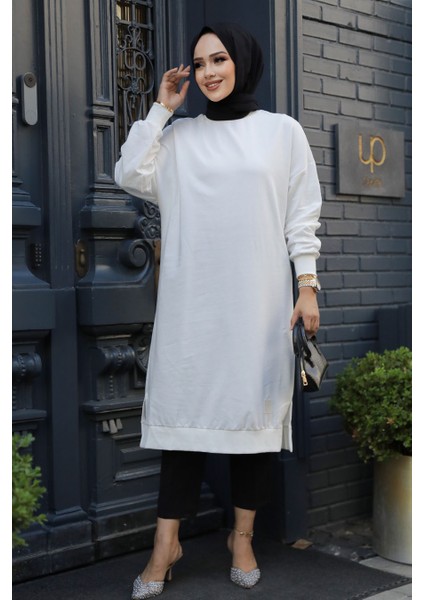 Ekru Tesettür Tunik 30645E