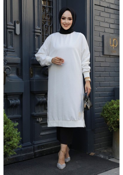 Ekru Tesettür Tunik 30645E