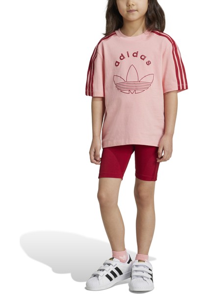 AIY9529 adidas Cycl. Short St &amp;ccedil;ocuk T-Shirt Pembe