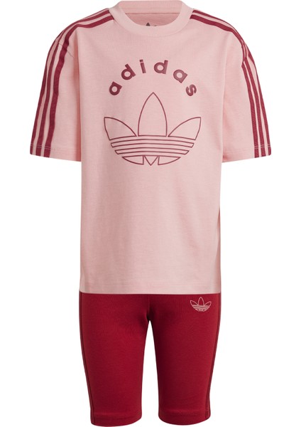 AIY9529 adidas Cycl. Short St &amp;ccedil;ocuk T-Shirt Pembe modelleri