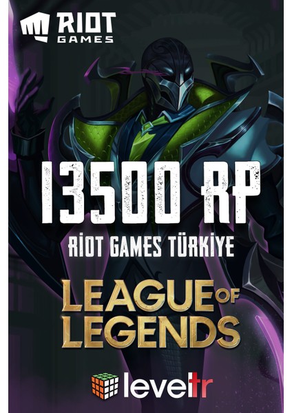 Riot Games League Of Legends 13500 Rp - Riot Games - Lol