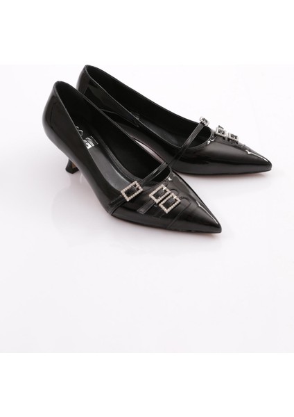 2850 Önü Tokalı Kisa Topuklu Kadın Ayakkabı fiyatları