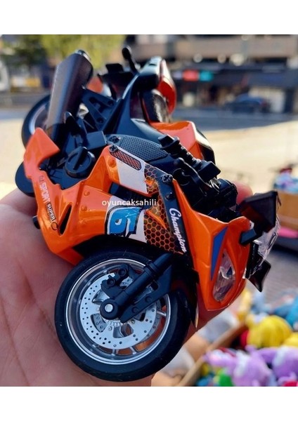 Honda Cbr Oyuncak Motor Diecast Motorsiklet Metal Model Araç Çek Bırak Koleksiyon 13 cm