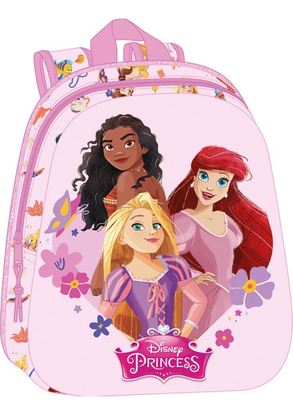 Disney Princess Disney Prensesi Okul Çantası Pembe 27 x 33 x 10 cm (Yurt Dışından)