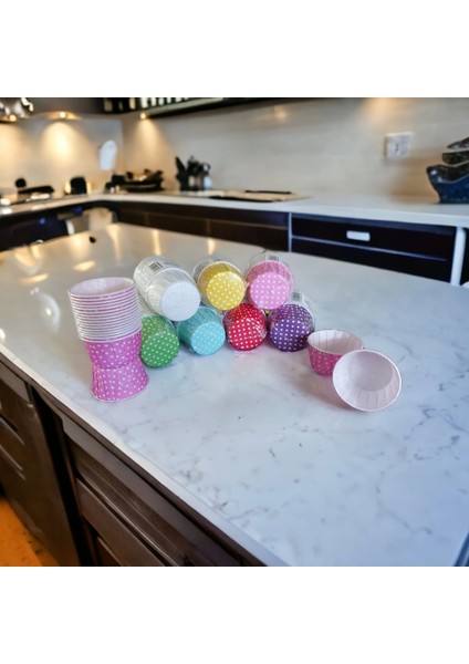 Pet Kapsül (50X39) Puantiyeli Mor 25'li fırsatları