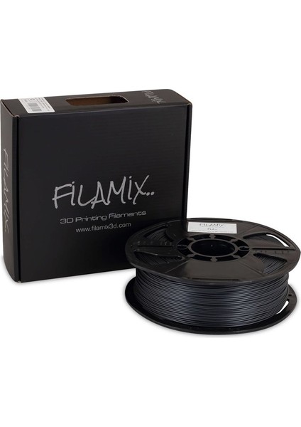 Koyu Gümüş Gri Filament Pla + 1.75MM 1 kg