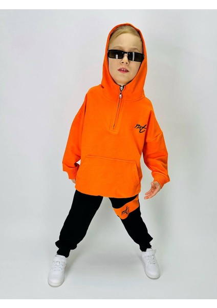 Ikili Kapüşonlu Eşofman Takımı