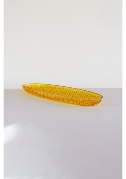 Oval Kayık Tabak Sarı fırsatları
