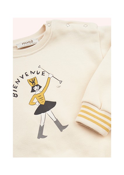 Kız Bebek Bej Sweatshirt