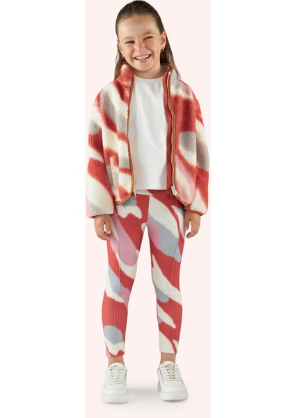 Kız Çocuk Baskı Detaylı Ekru Tişört fırsatları