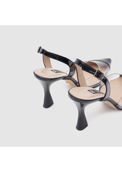 Kadın Topuklu Ayakkabı [060117], Siyah Rugan, 38 indirimleri