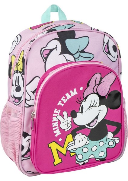 Minnie Mouse Okul Çantası Minnie Mouse Fuşya 31 x 12 x 38 cm (Yurt Dışından)