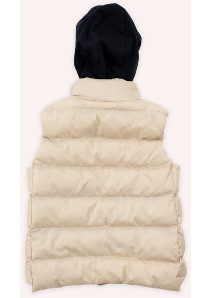 Erkek Çocuk Bej Kapüşonlu Yelek indirimleri
