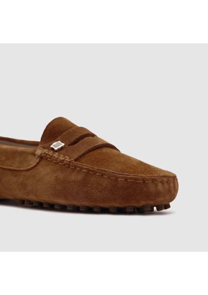 Kadın Loafer Ayakkabı [060038], Taba Süet, 36 indirimleri