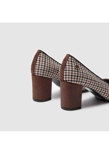 Kadın Topuklu Ayakkabı [060048], Kahverengi, 38 indirimleri