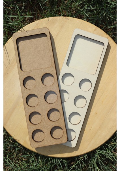 Montessori Tat Şişeleri Standı-Kahverengi