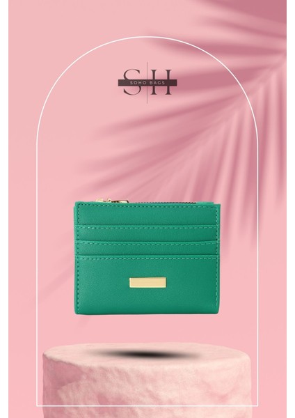 Orijinal Kadın Çok Gözlü Bol Kartlıklı Çıtçıtlı Bozuk & Kağıt Para Bölmeli Kredi Kartlık & Cüzdan