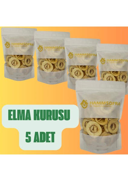 Hamm Sofra - Elma Kurusu 100 gr x 5 Adet