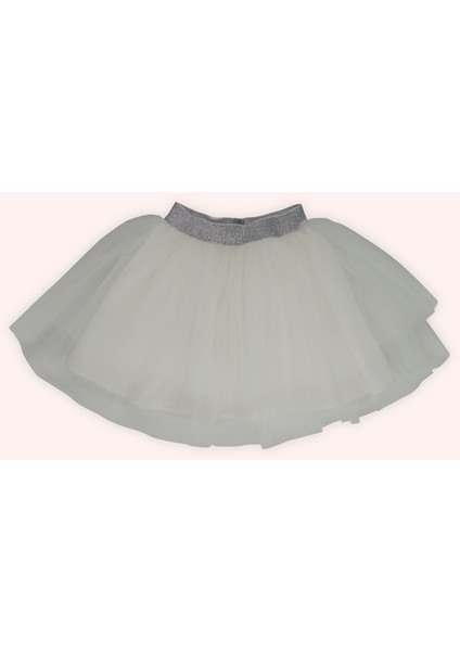 Kız Çocuk Sim Lastikli Ekru Tütü Etek fiyatları