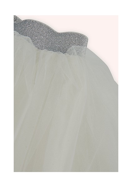 Kız Çocuk Sim Lastikli Ekru Tütü Etek fırsatları