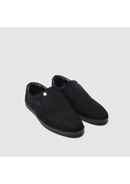 Erkek Comfort AYAKKBI[052057], Siyah Nubuk, 45