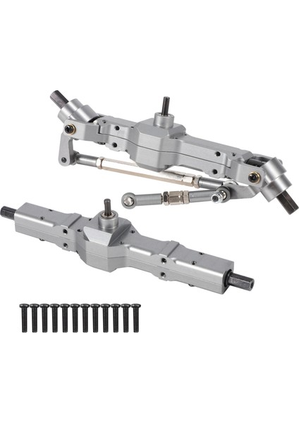 Metal Ön ve Arka Köprü Aks Dişli Kutusu Wpl C14 C24 C34 C44 B14 B24 1/16 Rc Kamyon Araba Yükseltme Parçaları Aksesuarları (Yurt Dışından)
