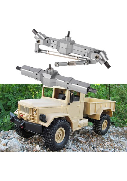 Metal Ön ve Arka Köprü Aks Dişli Kutusu Wpl C14 C24 C34 C44 B14 B24 1/16 Rc Kamyon Araba Yükseltme Parçaları Aksesuarları (Yurt Dışından)