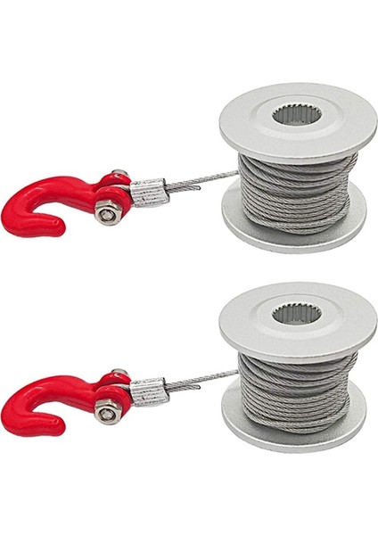 2 Adet 25T Direksiyon Dişlisi Servo Vinç Tekerlek Davul 1/10 Rc Paletli Araba Traxxas Trx4 Eksenel SCX10 90046 Mst Yükseltme Parçaları (Yurt Dışından)